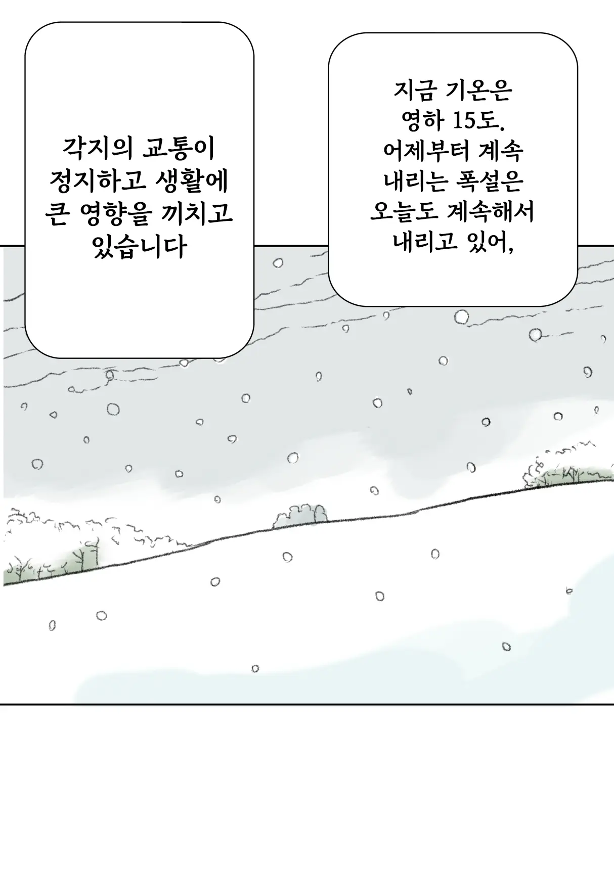 Snowing